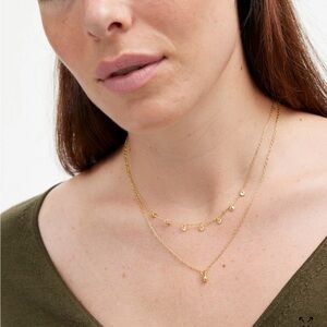 Madewell Two-Pack Station & Pendant Necklace Set